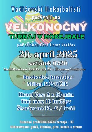 Veľkonočný hokejbalový turnaj 20.4.2025